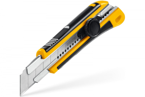 Нож 25 мм с винтовым фиксатором, STAYER  HERCULES-25