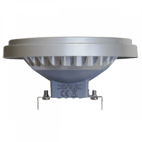 Лампа FL-LED AR111  18W 30° 6400K 12VAC/DC G53 111x55мм, 1400lm