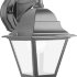 Светильник садово-парковый Feron 4102 четырехгранный на стену вниз 60W E27 230V, черный