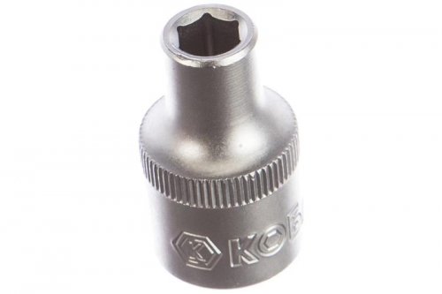 Головка торцевая КОБАЛЬТ 1/2", 8 мм, Cr-V (1 шт.) подвес