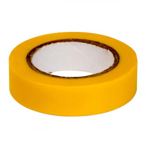 Изолента DKC ПВХ 19x0,15 20м в рулоне Желтая
