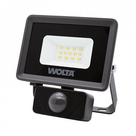10Вт Прожектор WOLTA WFL-10W/06s 10Вт 5700K IP65 800лм с Датчиком 143x103x48