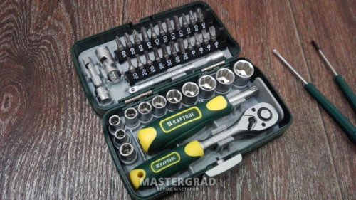 KRAFTOOL  Universal-38, 1/4" 38 предм., универсальный набор инструмента