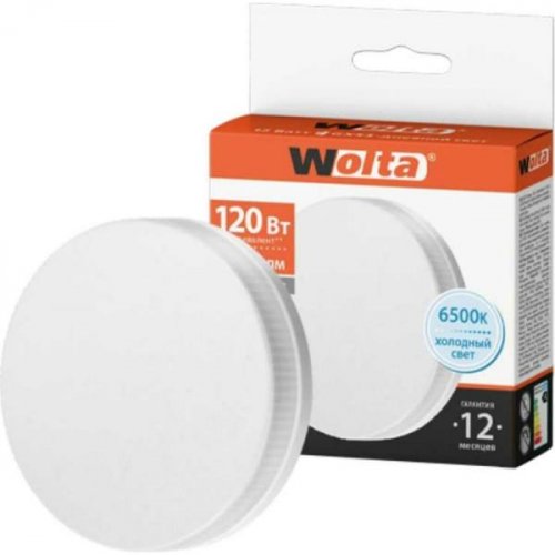 Лампа 15w LED- GX53 25W75R156500K WOLTA