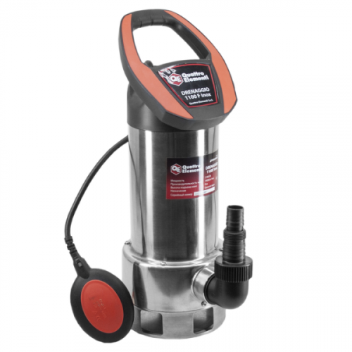 ERGUS Дренажный насос 1100F Inox (1100Вт,19000л/ч,8м,гряз)