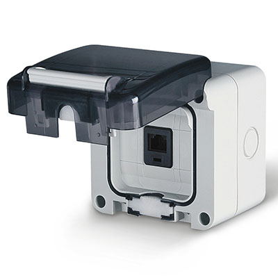 Розетка RJ45 О/У IP66 DKC