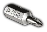 Бита отверточная PH-0 х 25мм ПРАКТИКА  "Профи" (2шт), блистер