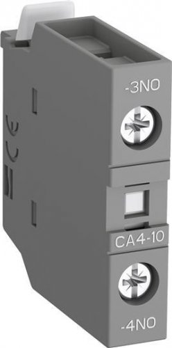 CA4-10 Контакт 1НО фронтальный для контакторов AF09-AF38 и NF