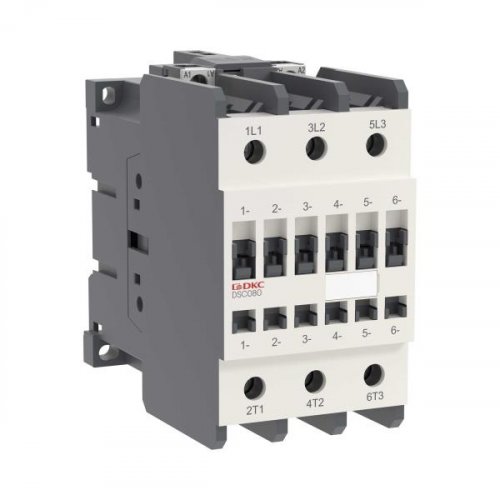 Магнитный контактор YON DSC080 80A 40кВт AC3 3P кат.380В AC