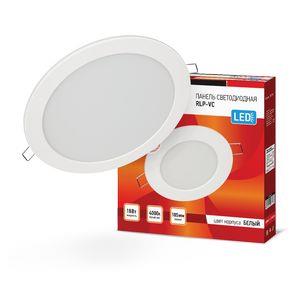 18Вт Панель светодиодная RLP-VC 18Вт 230В 4000К 1440Лм 185мм белая IP40 IN HOME