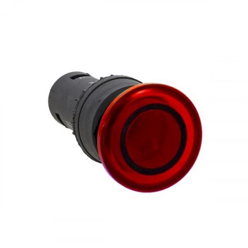 Кнопка SW2C-MD красная с подсветкой NC 220 Грибок EKF PROxima