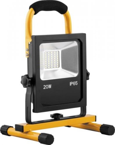 Светодиодный прожектор Feron LL-912 переносной с зарядным устройством  IP65 20W 6400K Распродажа! 