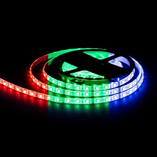 Лента RGB 12В, 14.4Вт/м, IP65, 60д/м, подложка 10мм, min 5м APEYRON