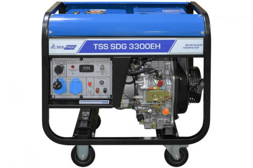 Генератор дизельный TSS SDG 3300EH  3,0кВт 230В 1фаз. стартер