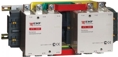 Контактор КТЭ реверсивный 400А 230В 2NO EKF