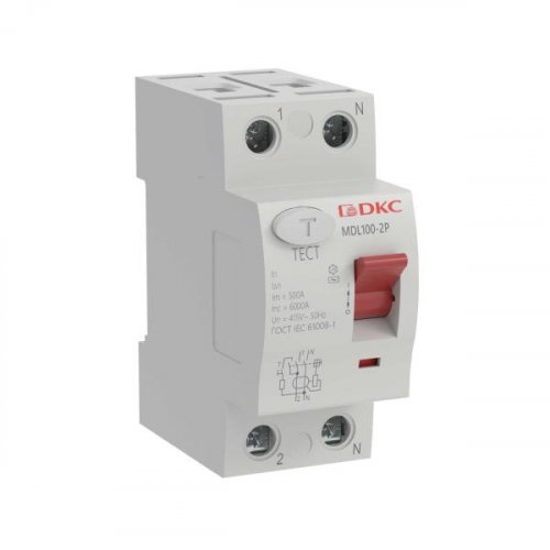 УЗО ВДТ MDL100 2P 300mA 40A тип АС DKC YON MAX