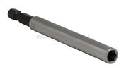 Адаптер для бит магнитный держатель 100мм 1/4" составной, ПРАКТИКА (1шт), блистер