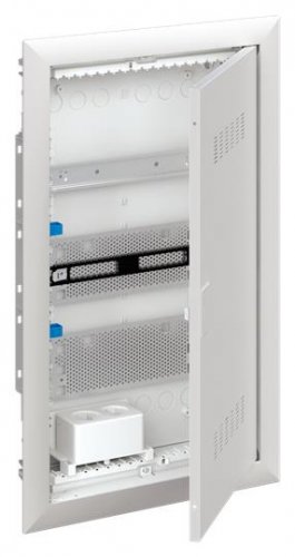 Распродажа! ABB Шкаф мультимедийный с дверью с вент.отверстиями 3 ряда и DIN-рейкой UK630MV