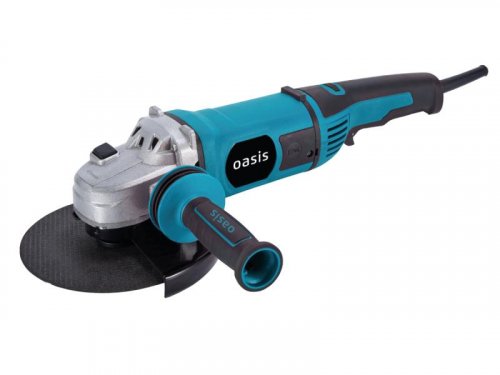 Углошлиф. машина OASIS AG-160/180 NEW 1600Вт 180мм 0-8000об/м рег.об. плавн.пуск