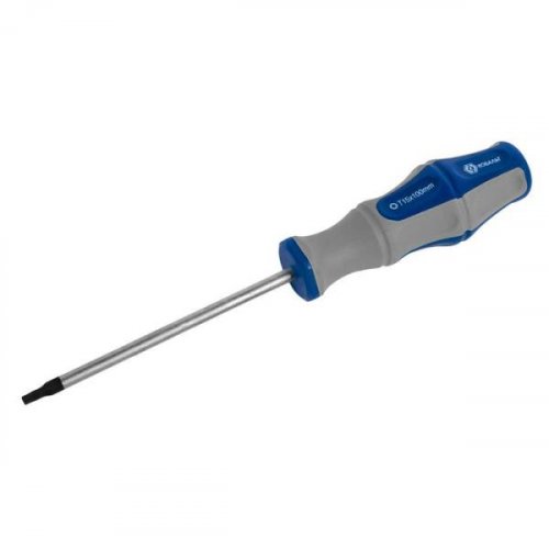 Отвертка Torx Tamper-15x100мм CR-V, двухкомп. рук. Ultra Grip КОБАЛЬТ