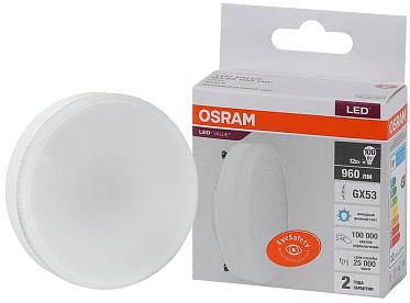 Лампа 12SW-100W/865  LED-GX53-standard 230В 960lm GX53 D73x28 OSRAM