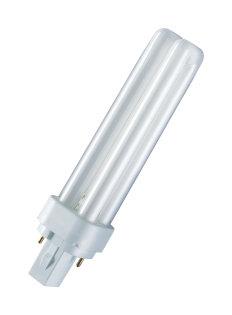 Лампа DULUX    D/E 18W / 830    G24q-2  3000К  холодный белый  OSRAM
