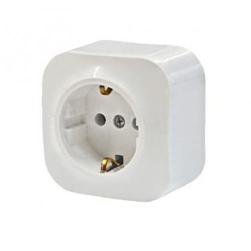 Quteo Белый Розетка 2К+З без шт Legrand
