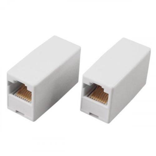 Переходник  проходник сетевой LAN, гнездо 8Р8С (RJ-45) - гнездо 8Р8С (RJ-45) REXANT