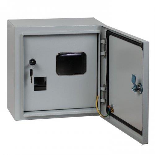 Щит учетный ЩУ-1/2 2-х дверный IP54 (310х300х160) EKF окно