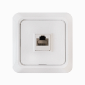 IN HOME Розетка О/У  "BOLLETO" RJ-45 белая 7035