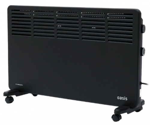 OASIS Конвектор модель KM-20B 2,0кв черный 75,5х25х48,6 см