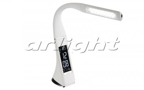 Настольный светильник SP-Bitter-White-Table-5W White Календарь, температура, часы, будильник.
