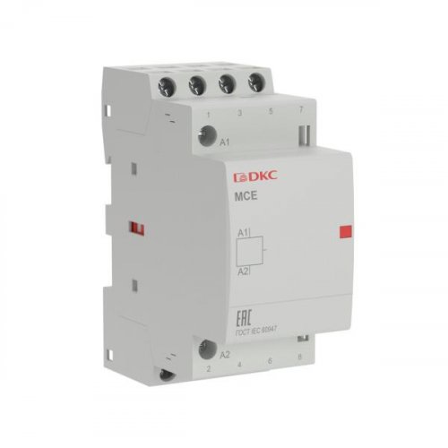 Контактор модульный MCE 25А 4P 4NO (2мод.) 240В DKC YON
