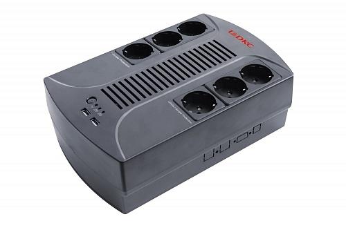 ИБП Info PDU, 800 ВА, Schuko (6), USB для зарядки (2), USB + RJ11