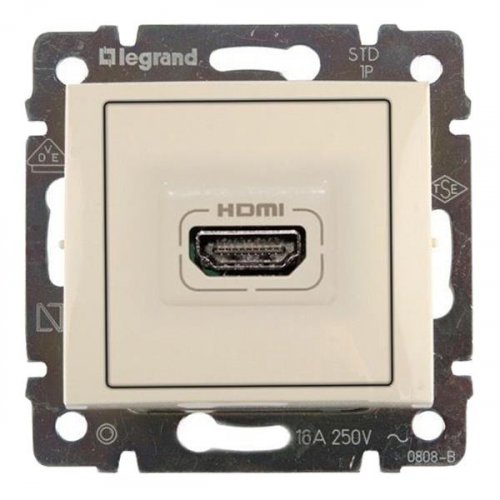 Розетка HDMI для аудио/видеоустройств - Valena - слоновая кость