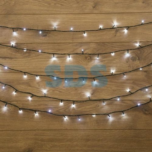 Гирлянда «Твинкл-Лайт» 20 м, темно-зеленый ПВХ, 160 LED, цвет белый IP20 -20C