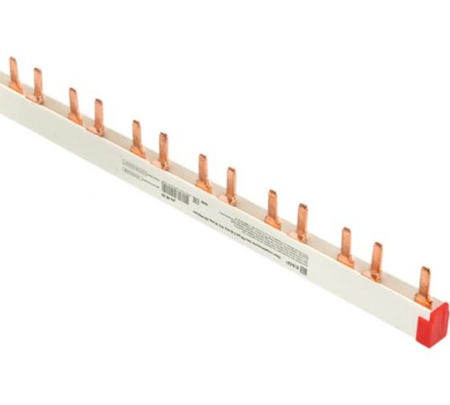 Шина соед. типа PIN для 2-п нагр. 63А 12 мод. для диф. автоматов EKF