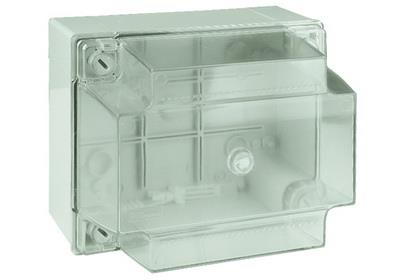DKC Коробка ответвит. 190х145х135мм IP56 с глад.стенками, прозрач.