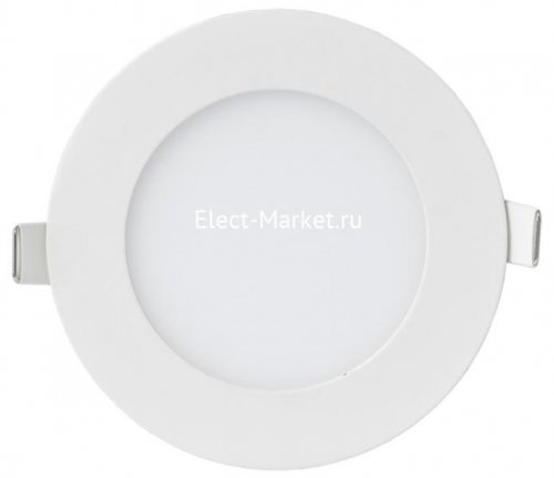 06Вт Панель сд круглая RLP-eco 6Вт 230В 4000К 420Лм 120/100мм белая IP40