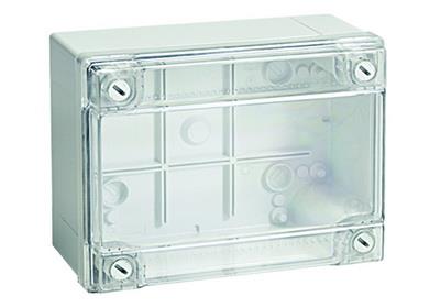 DKC Коробка ответвит. 120 х 80х 50мм  IP56 с глад.стенками, прозрач.