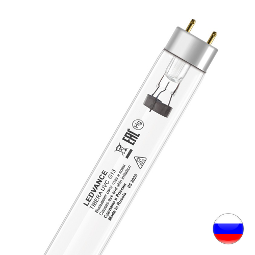 Лампа TUV 15W  T8 G13  бактериц. d26x438 UVC 253,7nm LEDVANCE TIBERA !!!