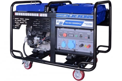 Электростанция бенз TSS SGG 12000EHLA 12 (13)кВт 230В.(разъем АВР) 40л