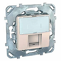 Распродажа! КОМПЬЮТЕРНАЯ РОЗЕТКА 1ХRJ45 КАТ. 5Е БЕЖ