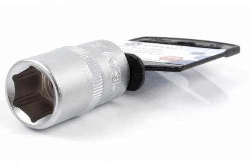 Головка торцевая КОБАЛЬТ 1/2", 16 мм, Cr-V (1 шт.) подвес