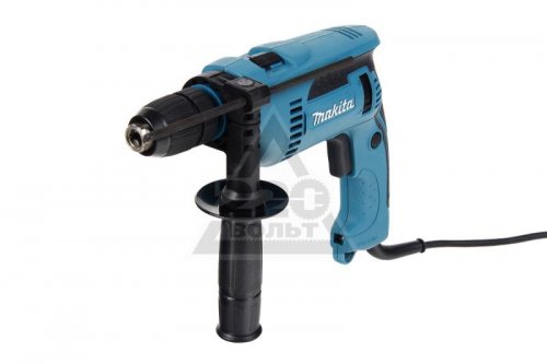Дрель ударн.MAKITA HP1641F (680 Вт, БЗП.13мм, 2кг, подсветка, коробка)