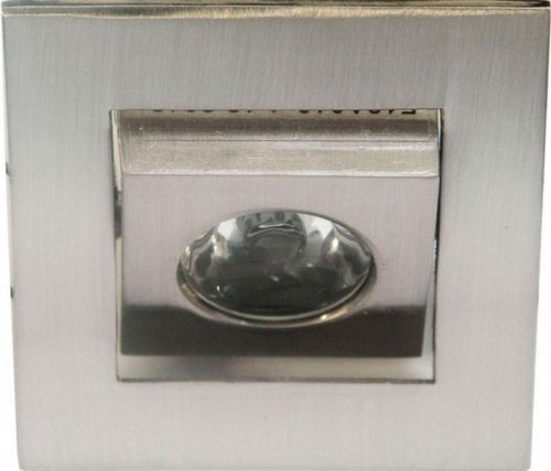 Светильник лестничной подсветки G101, 1W 6400К (дневной), 220V, 80Lm, цвет хром, 56*56*32 мм, монтаж