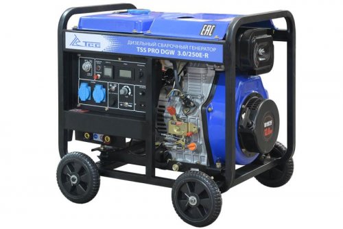 Дизельный сварочный генератор TSS PRO DGW 3.0/250E-R сварочн.ток 70-250А 1,6-5мм