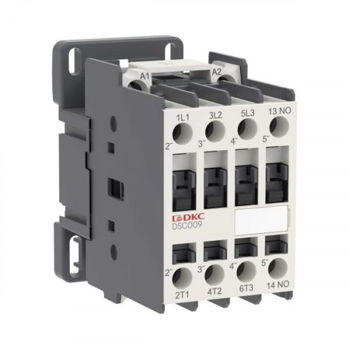 Магнитный контактор YON DSC009 9A 4кВт AC3 3P кат.24В AC 1НО