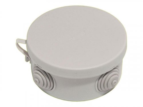 Коробка d65х40 4вв.  круглая развет. о/у IP55 HEGEL 