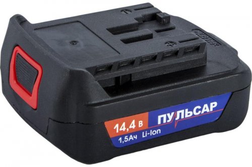 Аккумулятор ПУЛЬСАР 14,4В, 1,5Ач, Li-Ion, в коробке